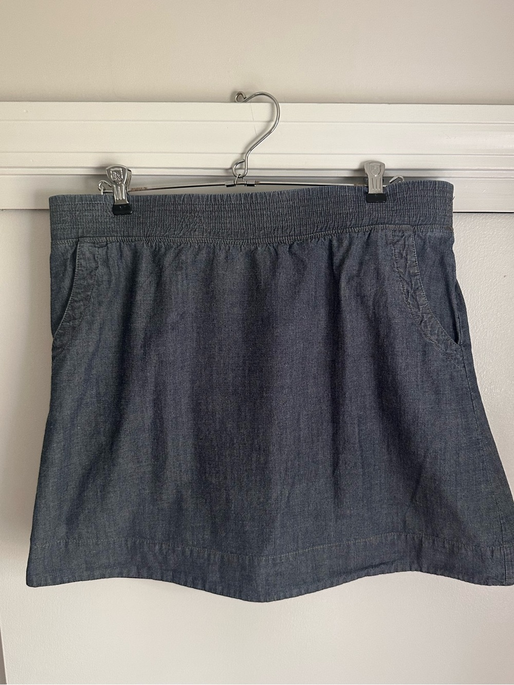 Sonoma Denim Skirt with Elastic Waist
